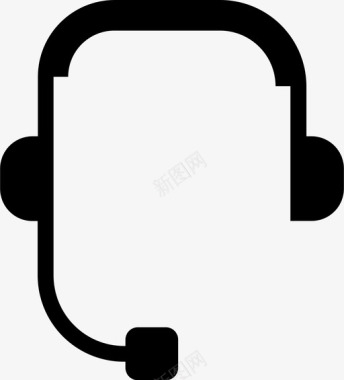 耳机客户服务麦克风图标图标