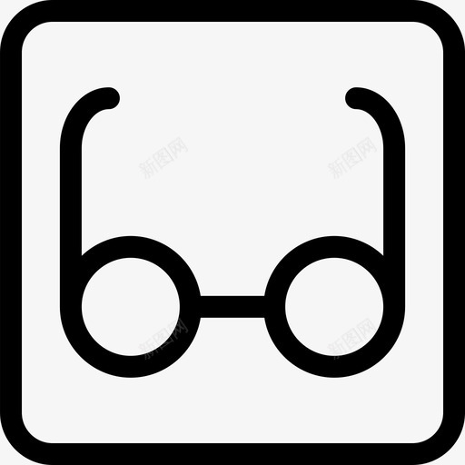 眼镜视力轮廓网络用户界面图标svg_新图网 https://ixintu.com 眼镜 视力 轮廓网络用户界面