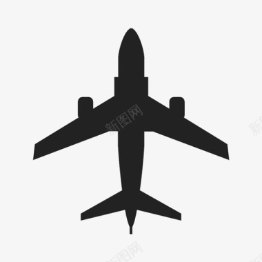 飞机空中客车旅游图标图标