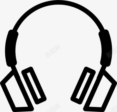 耳机听力音乐图标图标