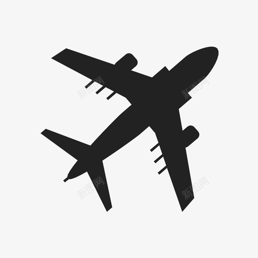 飞机机场旅游图标svg_新图网 https://ixintu.com 旅游 旅行 机场 飞机