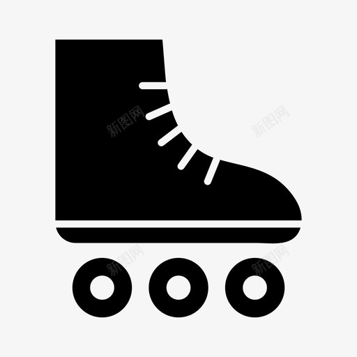 溜冰鞋溜冰运动图标svg_新图网 https://ixintu.com 溜冰 溜冰鞋 运动