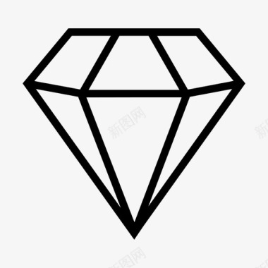 钻石珠宝富人图标图标