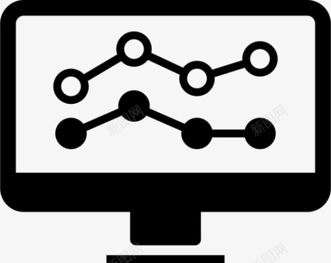 数据分析数字图形图标图标