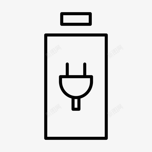 电池电池电源电池供电图标svg_新图网 https://ixintu.com 充电 电池 电池供电 电池充电 电池电源