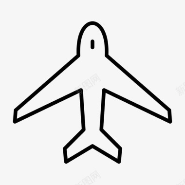 飞机乘客交通工具图标图标