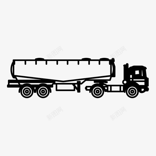卡车集装箱自卸汽车图标svg_新图网 https://ixintu.com 卡车 自卸汽车 车辆 运输工具 集装箱