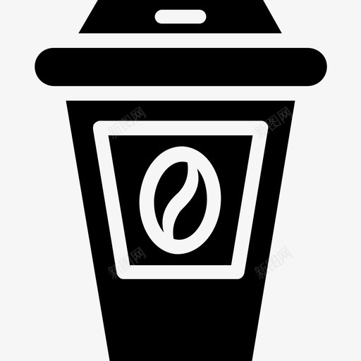卡布奇诺咖啡咖啡外卖图标svg_新图网 https://ixintu.com 一次性咖啡杯 卡布奇诺 咖啡 咖啡外卖 咖啡字形图标 纸质咖啡杯