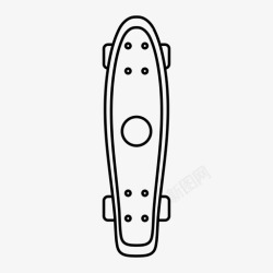 滑板公园三角板甲板滑板公园图标高清图片