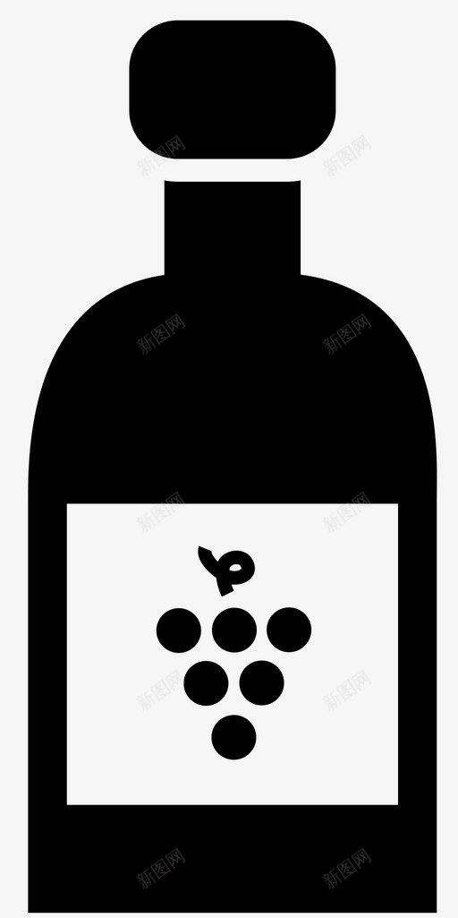 葡萄汁瓶子饮料图标svg_新图网 https://ixintu.com 瓶子 葡萄汁 饮料