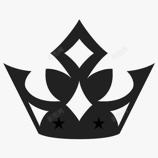 皇冠皇室形状图标svg_新图网 https://ixintu.com 形状 皇冠 皇室 象征