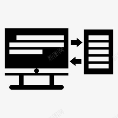 打字计算机文件图标图标