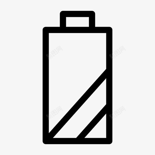 电池电池条充电电池图标svg_新图网 https://ixintu.com 两条电池 充电电池 电池 电池条