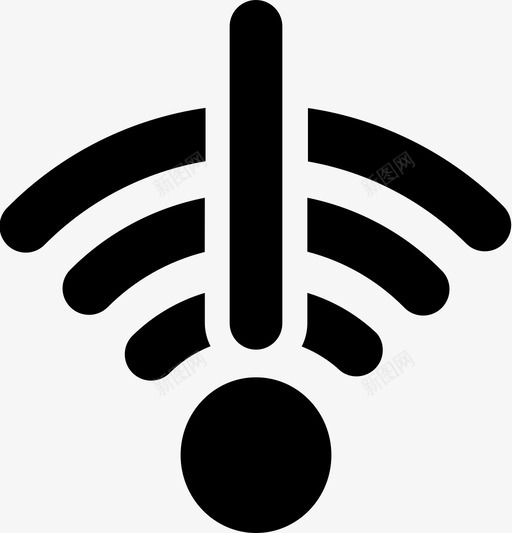 wifi问题错误计算机图标svg_新图网 https://ixintu.com wifi问题 计算机 错误