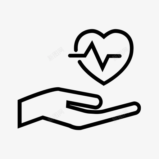 心脏护理心脏病学健康图标svg_新图网 https://ixintu.com 信托 健康 健康保险 医药和健康护理1 心脏外科 心脏护理 心脏病学