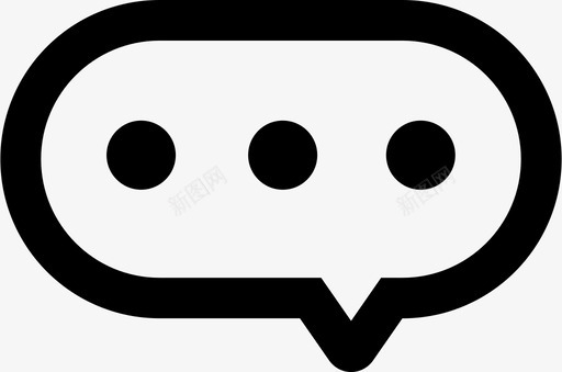 留言语音泡泡电脑图标图标