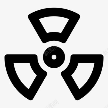 有毒危险辐射图标图标