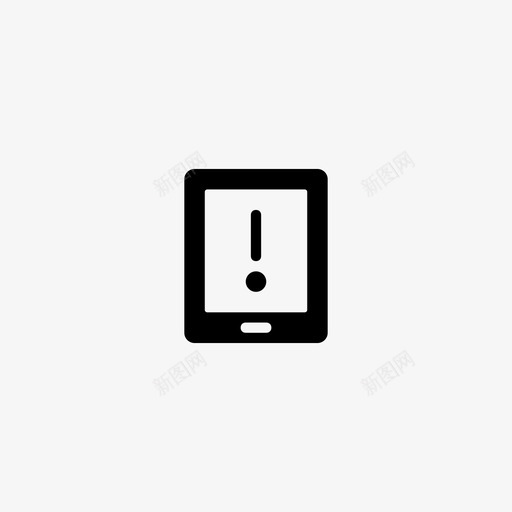 提醒注意电话图标svg_新图网 https://ixintu.com 平板电脑 提醒 注意 电话 警告