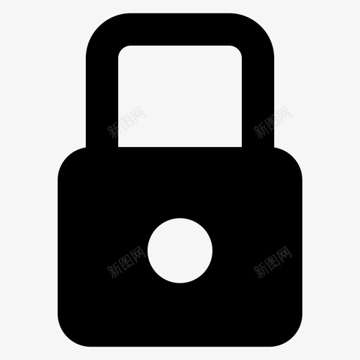 密码锁粗体ui图标2svg_新图网 https://ixintu.com 密码 粗体ui图标2 锁
