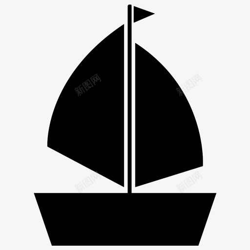 帆船海洋运输图标svg_新图网 https://ixintu.com 帆船 旅行 海洋 运输