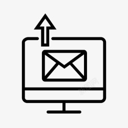 电子邮件客户端发送邮件数据上传电子邮件客户端图标高清图片