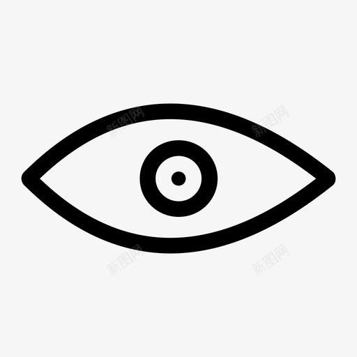 眼睛眼睛疼痛视野图标svg_新图网 https://ixintu.com 眼睛 眼睛疼痛 视觉 视野