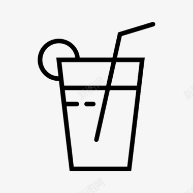 果汁饮料酒店图标图标
