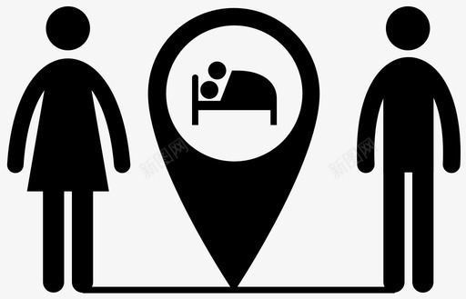性约会情侣计划图标图标