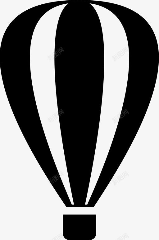 热气球气球空中旅行图标svg_新图网 https://ixintu.com 气球 热气球 空中旅行