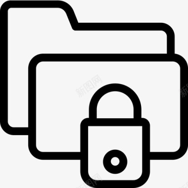 锁定文件夹隐私保护图标图标