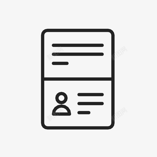 护照银行合同图标svg_新图网 https://ixintu.com 合同 护照 文件 银行