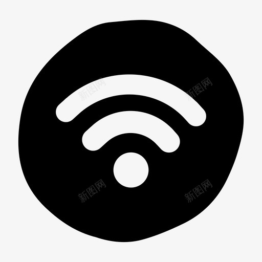 wifi电脑互联网图标svg_新图网 https://ixintu.com wifi 互联网 电脑 网络