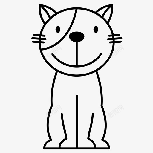 第一类字母表动物图标svg_新图网 https://ixintu.com 动物 可爱 字母 字母表 第一类