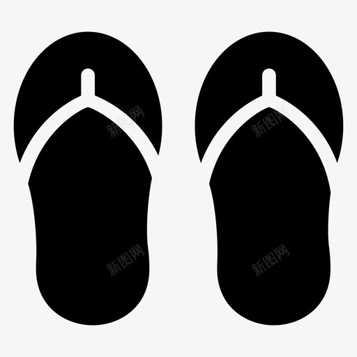 鞋类舒适时尚图标svg_新图网 https://ixintu.com 人性化 散步 旅行 时尚 舒适 运动健身glphs图标 鞋类