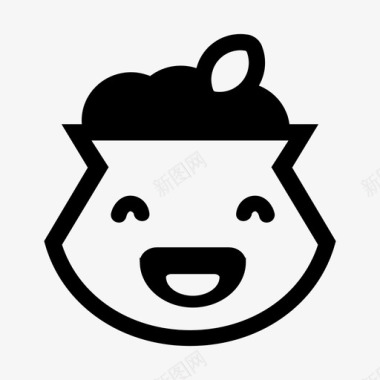 快乐比亚尼锅菜幸福图标图标