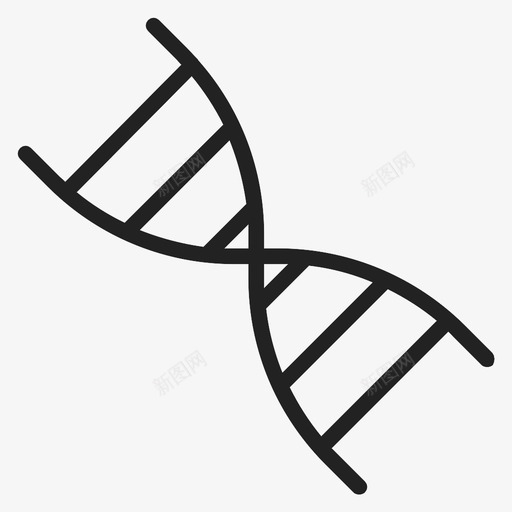 dna螺旋医学图标svg_新图网 https://ixintu.com dna rna 医学 螺旋