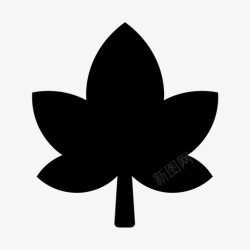 感恩节秋叶秋叶秋天假日图标高清图片