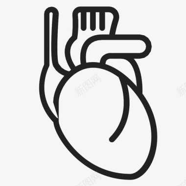 心脏人体器官药物图标图标