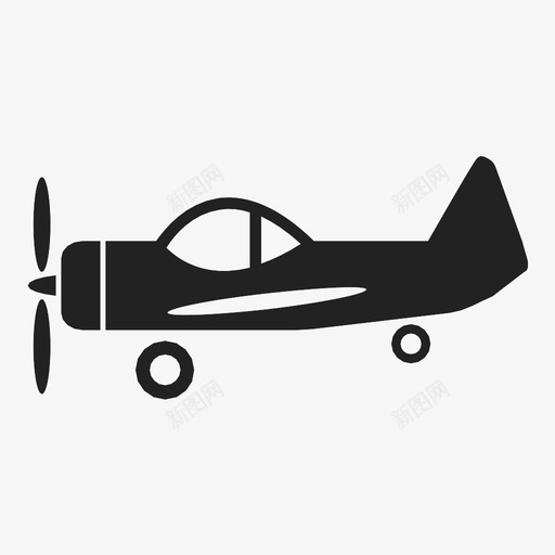 飞机飞行员私人飞机图标svg_新图网 https://ixintu.com 私人飞机 螺旋桨 飞机 飞行员