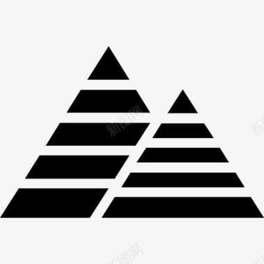 金字塔古埃及埃及金字塔图标图标