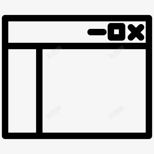 窗口侧边栏应用程序浏览器图标svg_新图网 https://ixintu.com web 基本应用程序51 应用程序 浏览器 窗口侧边栏 页面
