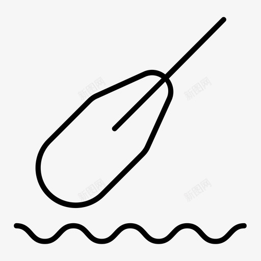 划桨漂流水上运动图标svg_新图网 https://ixintu.com 划桨 水上运动 漂流