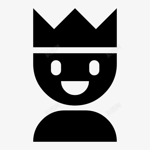 快乐的国王快乐的人聚会的帽子图标svg_新图网 https://ixintu.com 快乐的人 快乐的国王 聚会的帽子