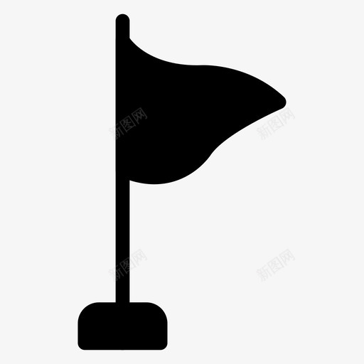 旗帜目标标记图标svg_新图网 https://ixintu.com pin 体育健身glphs图标 国家 报告 旗帜 标记 目标