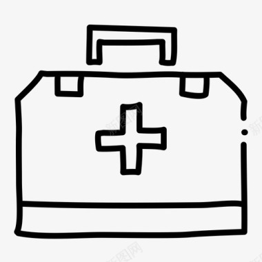 急救箱医生包卫生图标图标