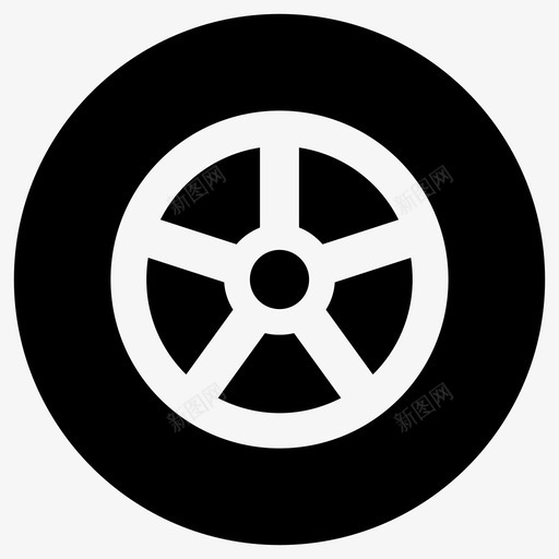 轮胎汽车轮胎图标svg_新图网 https://ixintu.com 汽车轮胎 轮胎