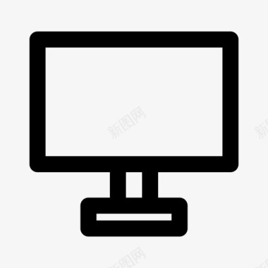 计算机监视器屏幕图标图标