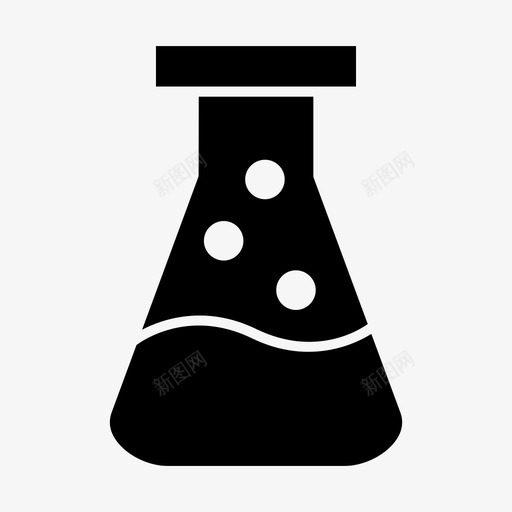 锥形烧瓶化学试管图标svg_新图网 https://ixintu.com 化学 试管 锥形烧瓶