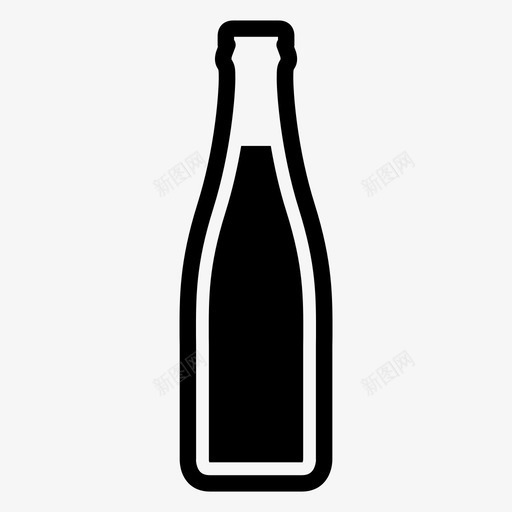 瓶装药品啤酒冷饮图标svg_新图网 https://ixintu.com 冷饮 啤酒 瓶装药品 葡萄酒 饮料