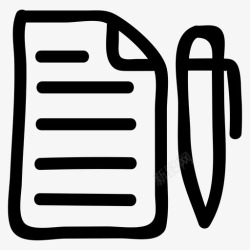 书籍和铅笔矢量插画内容书籍编辑图标高清图片